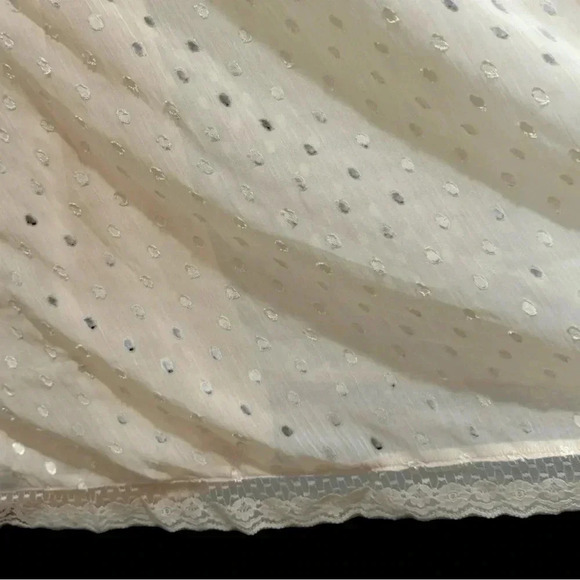 New BAND OF THE FREE Amalie Ivory Midi Dress Sleeveless Lace Boho Cottage Sz L - Picture 6 of 12